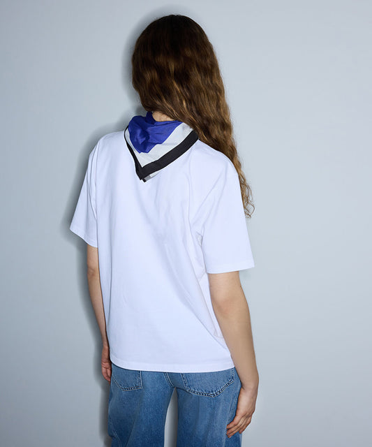 Printed Scarf T-Shirt