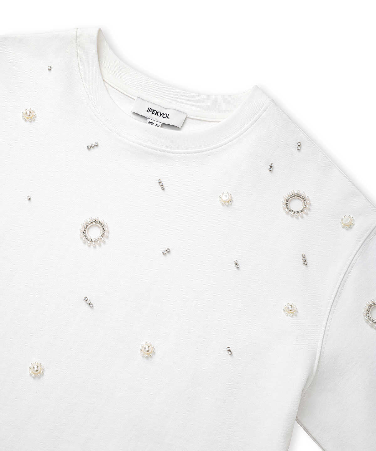 Embellished Cutout T-Shirt
