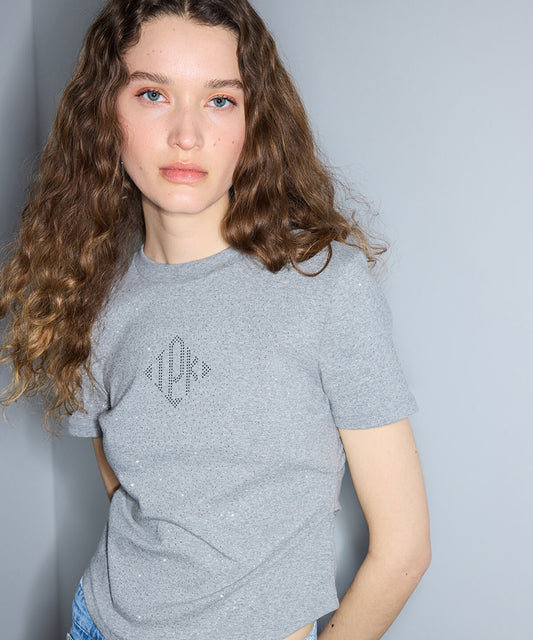 Rhinestone Monogram T-Shirt