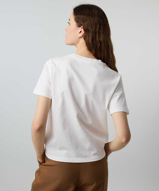 Beaded Slogan T-Shirt