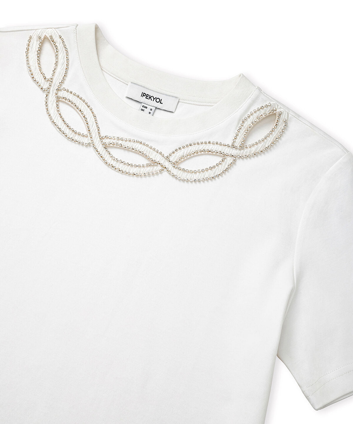 Embellished Cutout T-Shirt