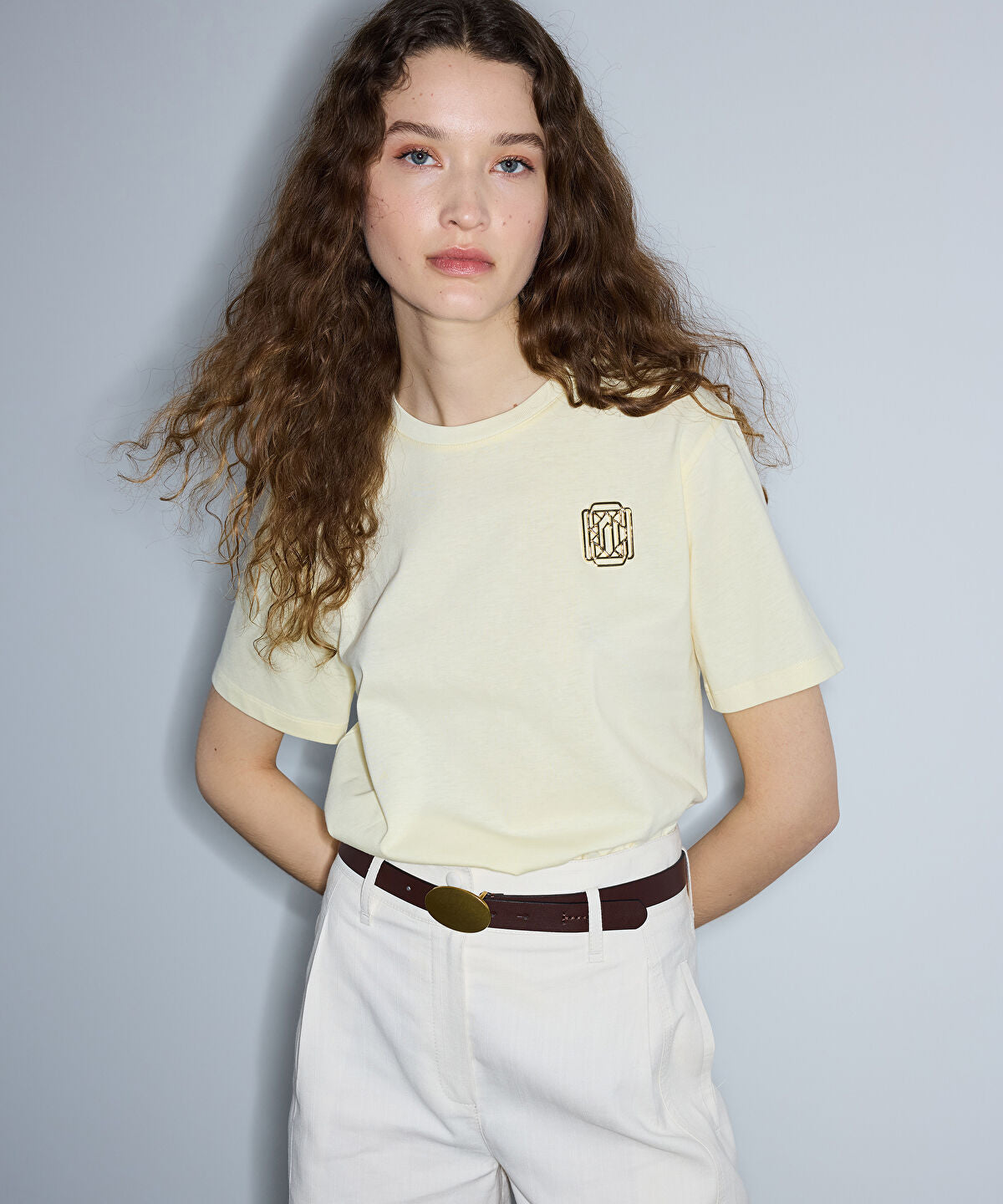 Zoomed Monogram Accent T-Shirt