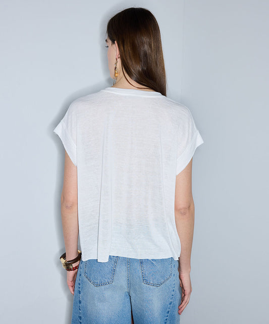 Crochet Pocket T-Shirt