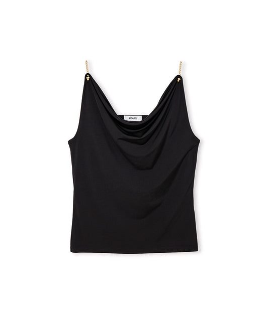 T-Shirt with Chain Accents