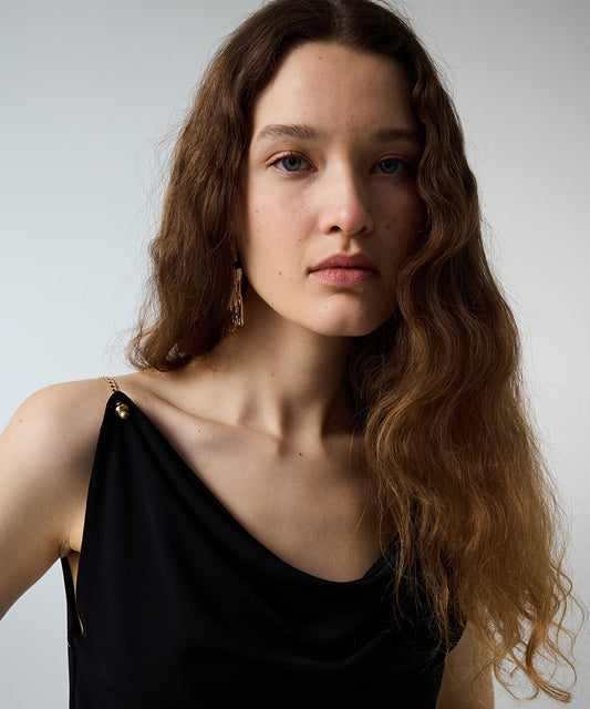 T-Shirt with Chain Accents