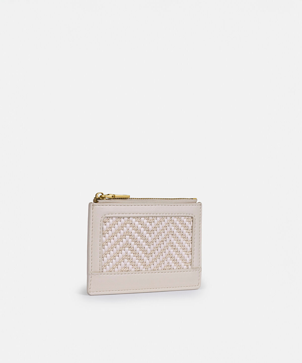 Zoomed Woven Mini Wallet