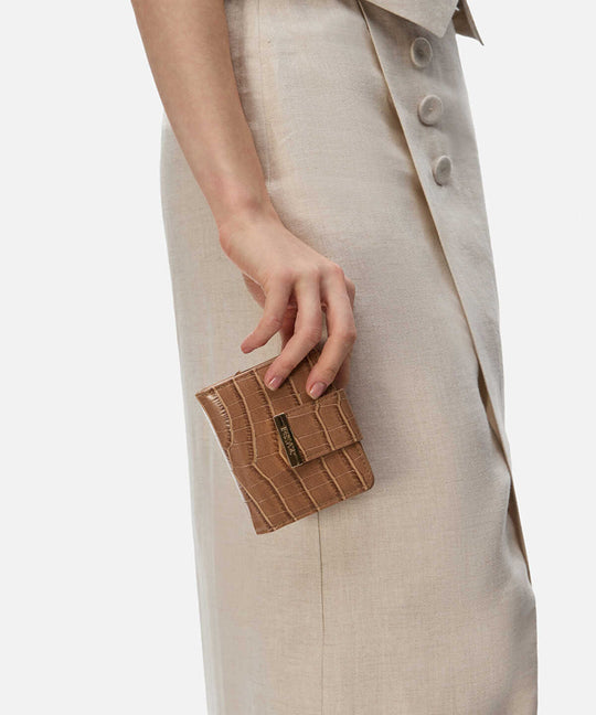 Croc-Effect Wallet