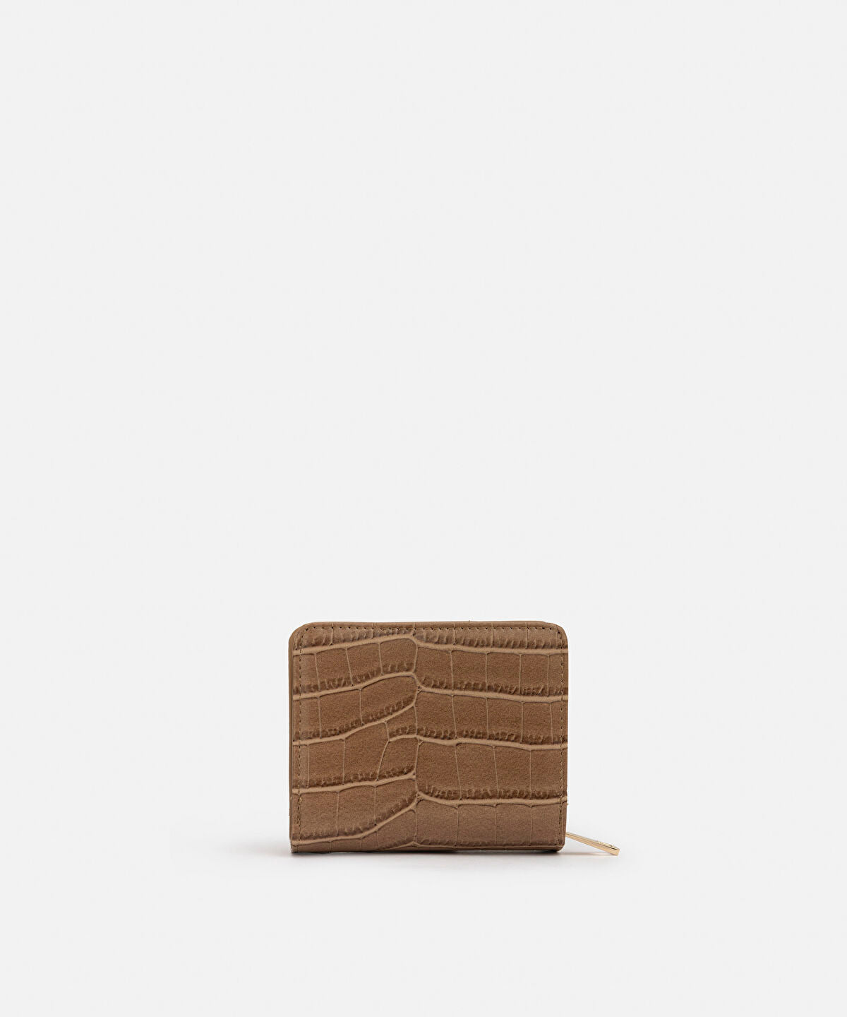 Zoomed Croc-Effect Wallet