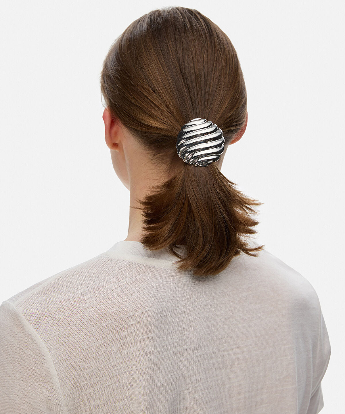 Textured Metal Hair Clip