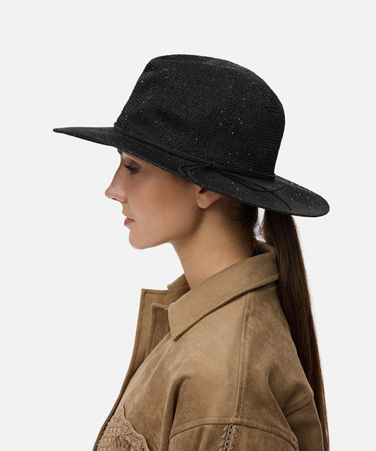 Sequin Embellished Hat