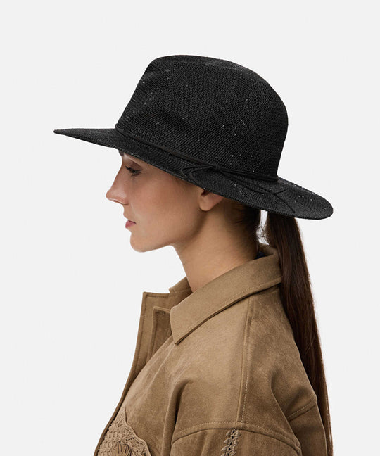 Sequin Embellished Hat