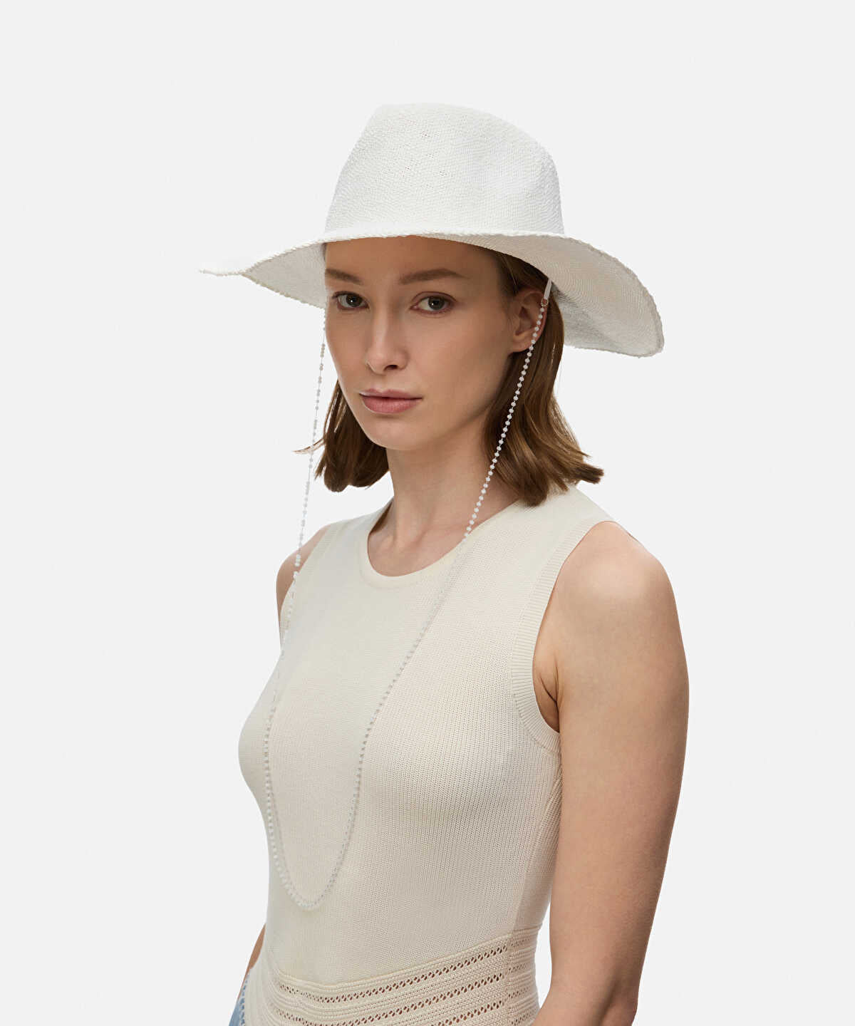 Beaded Strap Hat