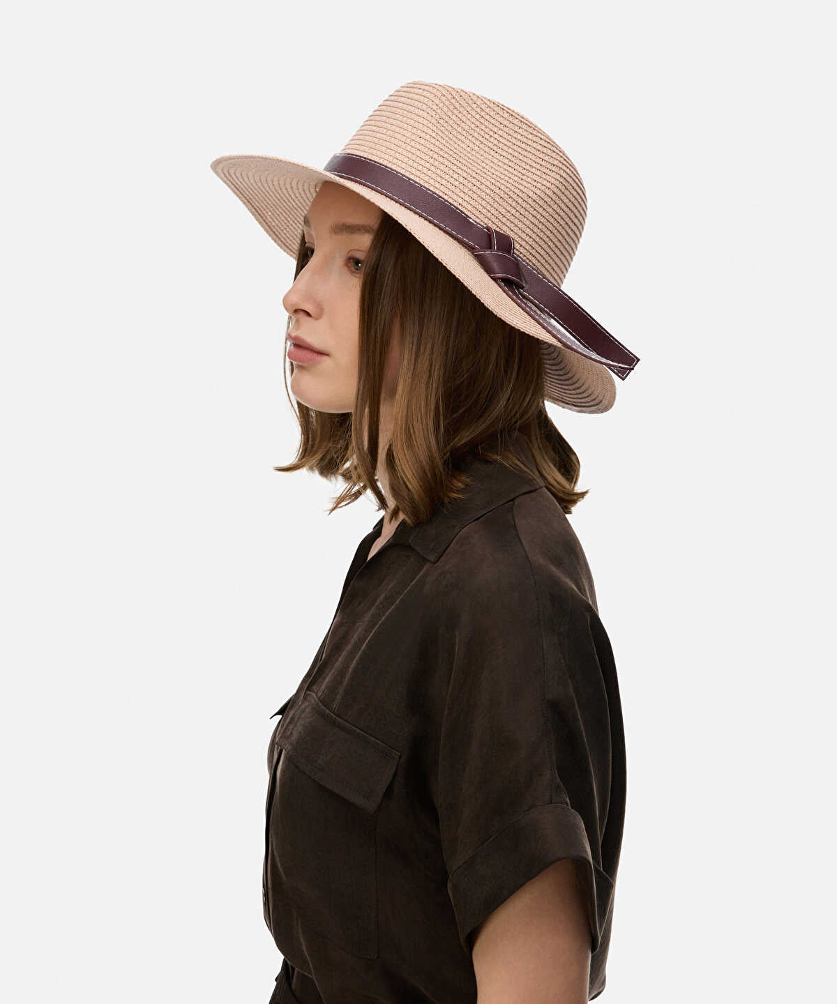 Contrast Band Hat