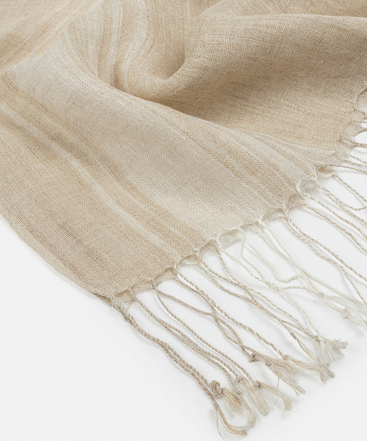 Fringed Linen Scarf