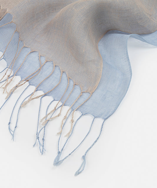Gradient Linen Scarf