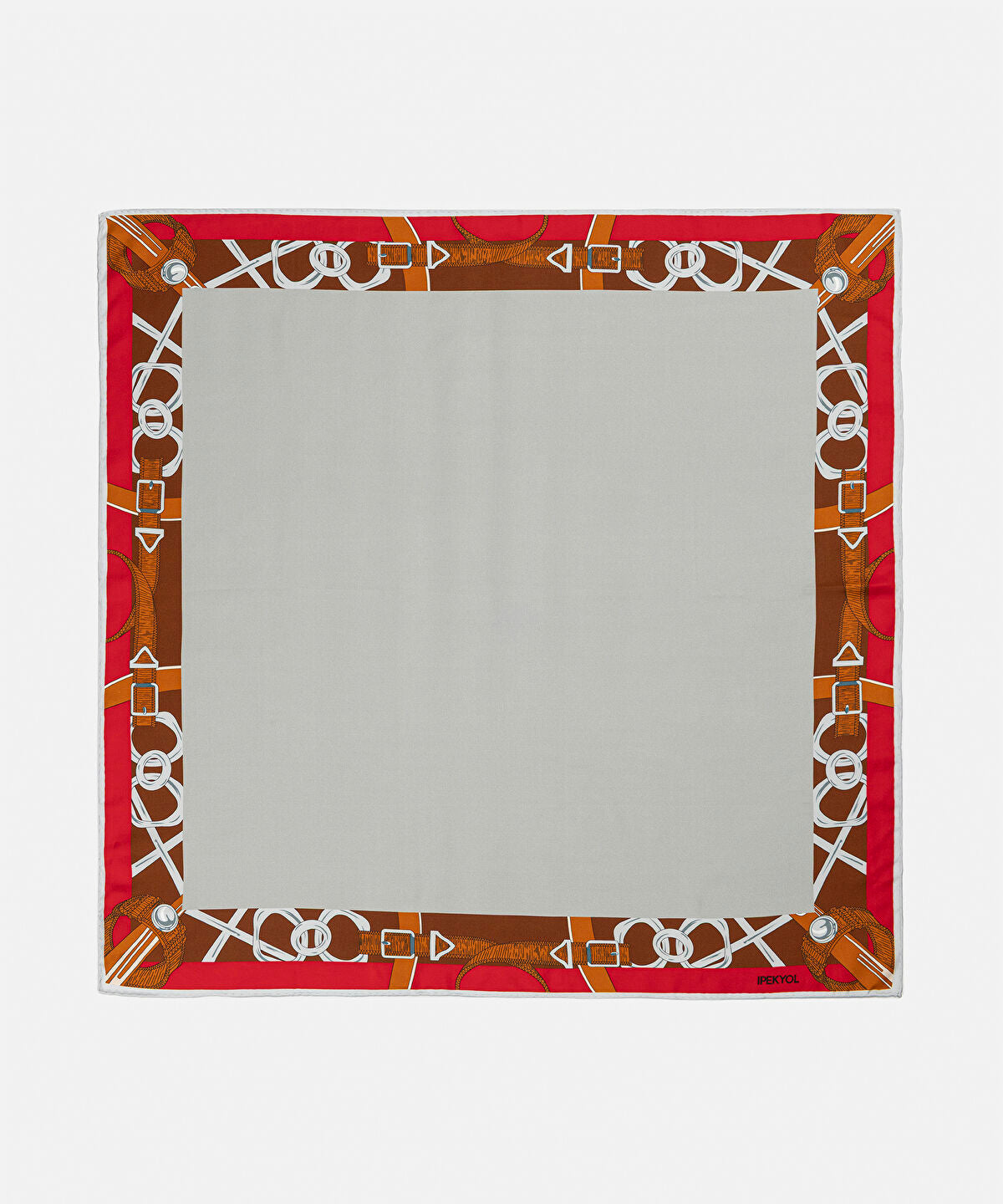 Zoomed Printed Silk Scarf