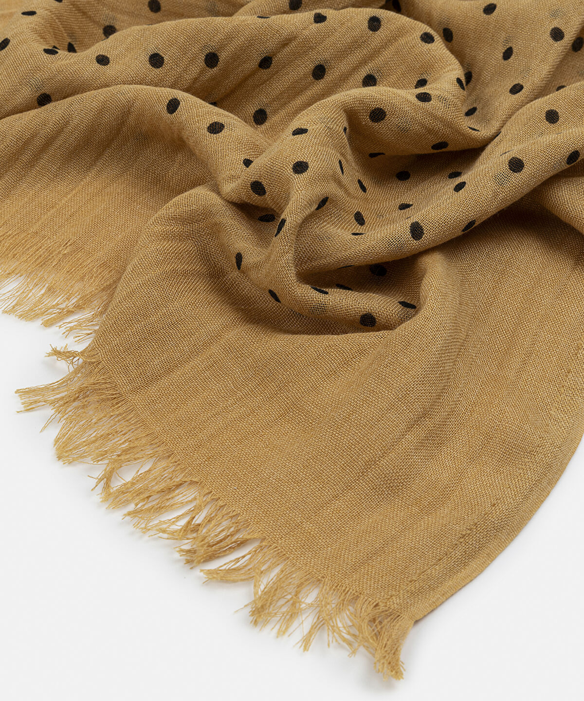 Zoomed Polka-Dot Scarf