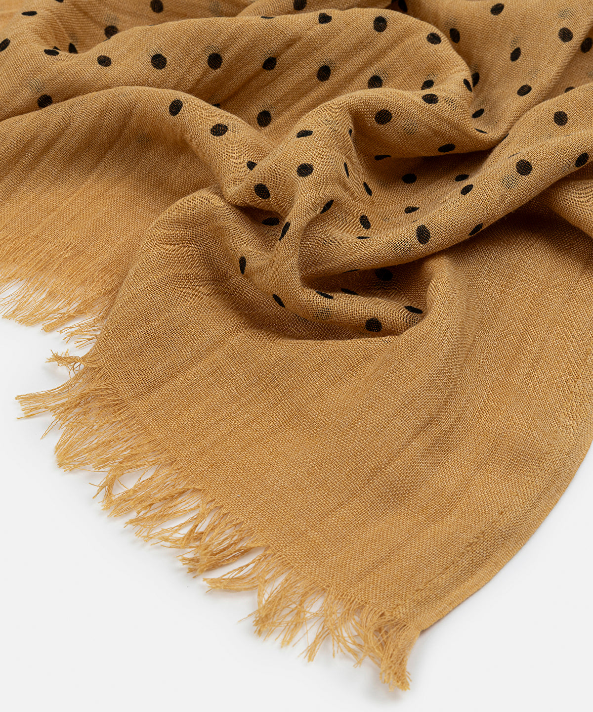 Zoomed Polka-Dot Scarf