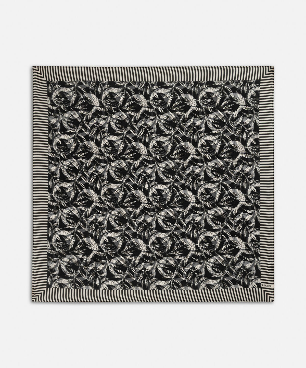 Zoomed Printed Silk Blend Scarf