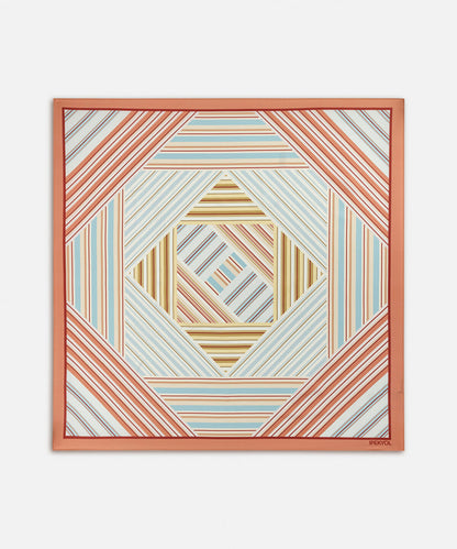 Striped Color-Block Scarf