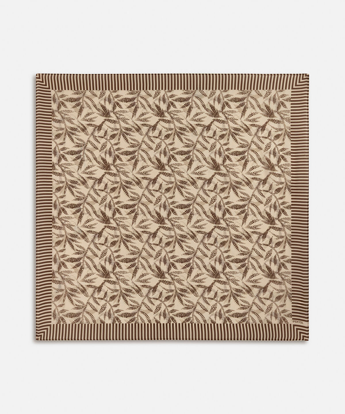Silk Blend Printed Scarf