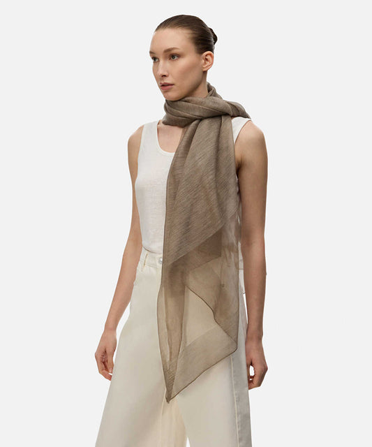 Wool and Silk Blend Scarf