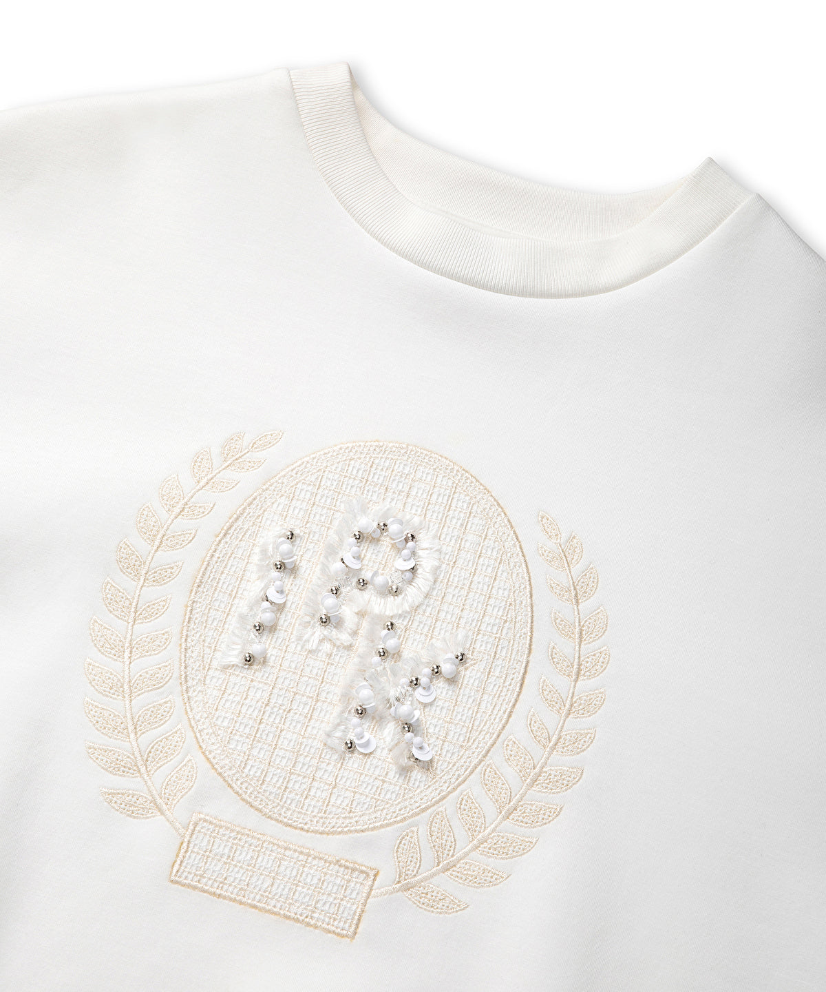 Embellished Scuba Sweatshirt