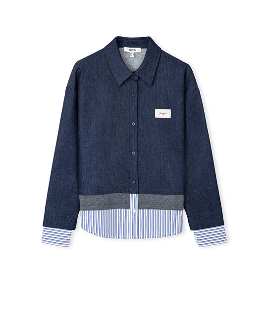 Layered-Effect Sweatshirt