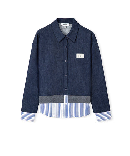 Layered-Effect Sweatshirt