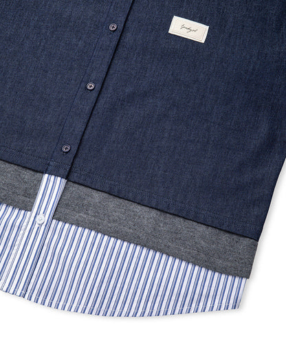 Layered-Effect Sweatshirt