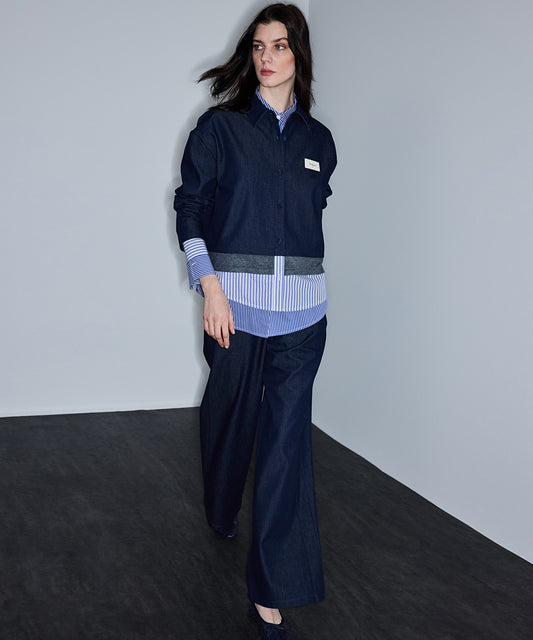 Layered-Effect Sweatshirt