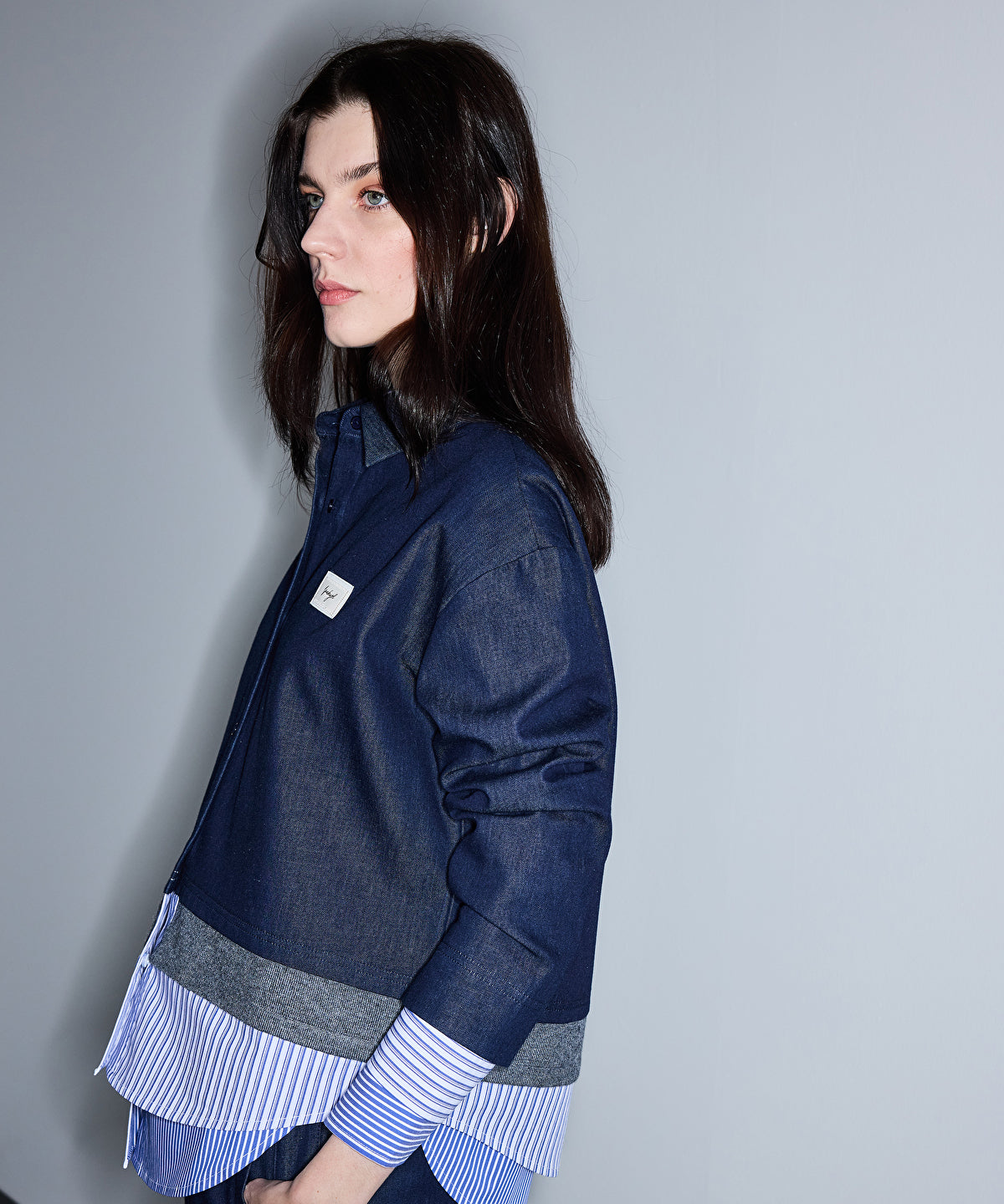 Zoomed Layered-Effect Sweatshirt