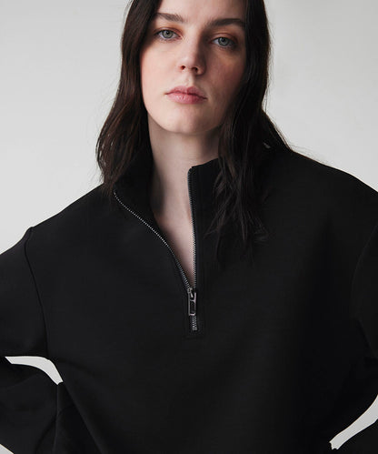 Layered-Effect Color-Block Sweatshirt