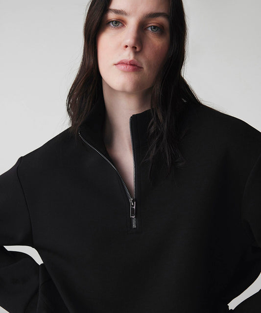 Layered-Effect Color-Block Sweatshirt