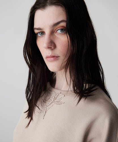 Floral Applique Sweatshirt