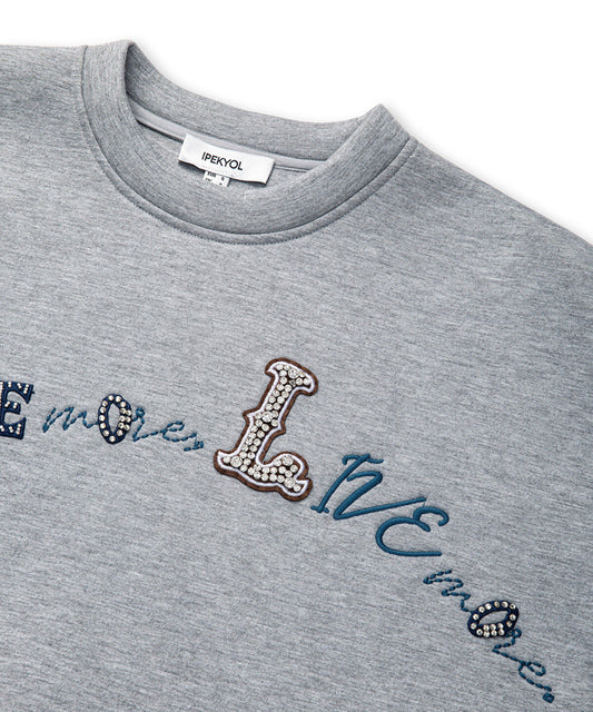 Embellished Scuba Sweatshirt