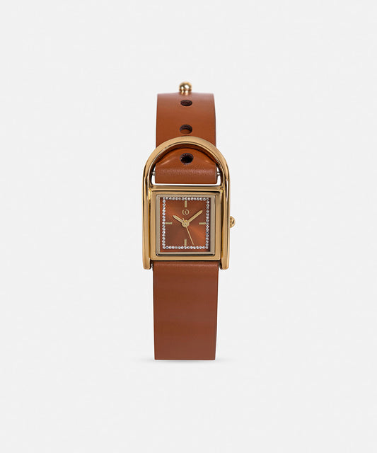 Rhinestone Embellished Watch