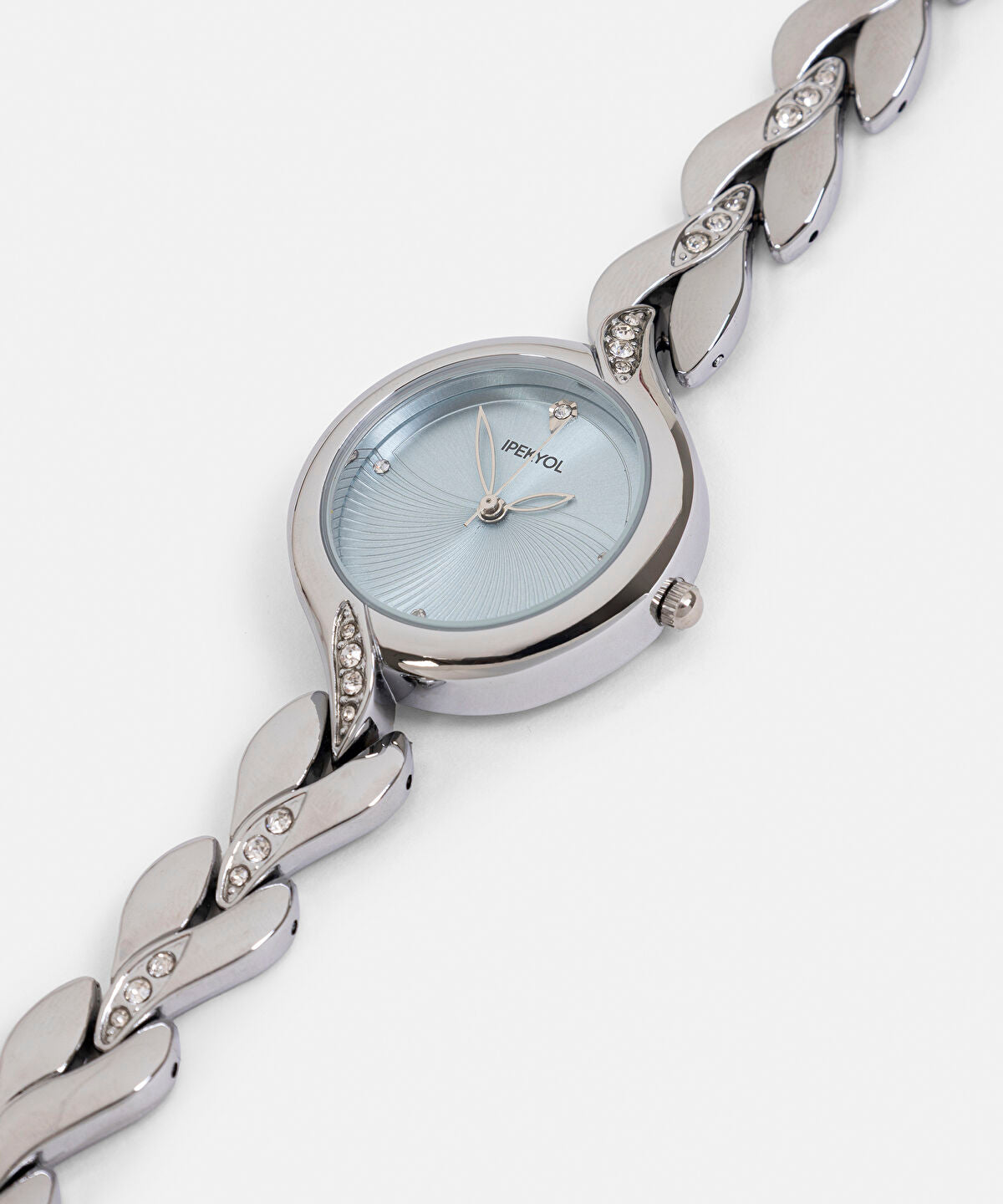 Rhinestone Embellished Watch