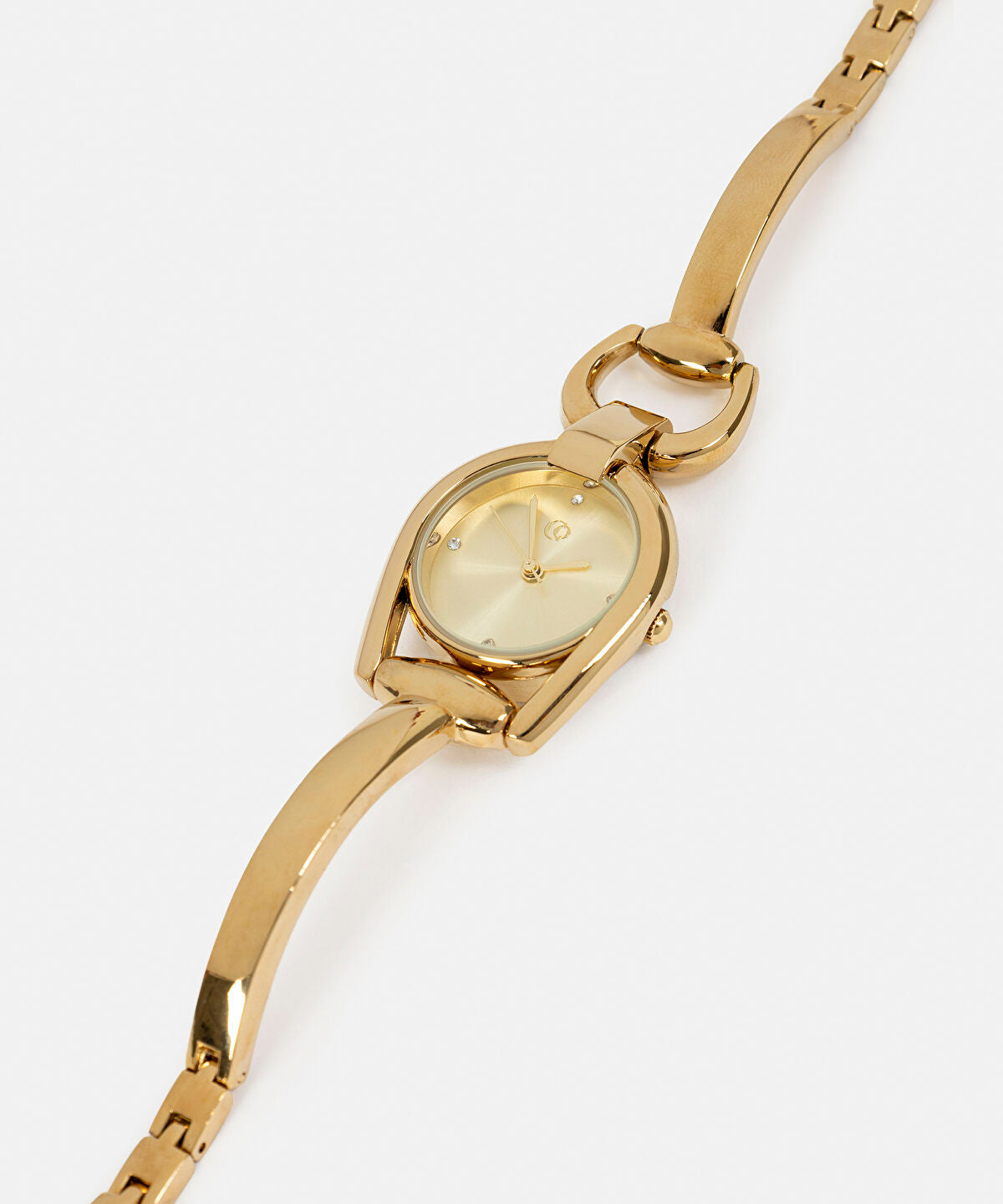 Zoomed Crystal Embellished Watch