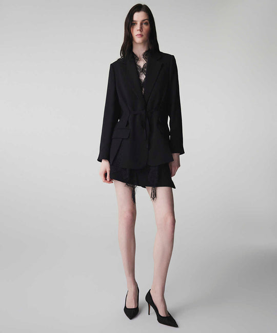 Lace Applique Blazer
