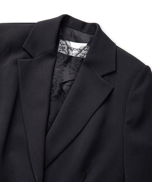 Lace Applique Blazer