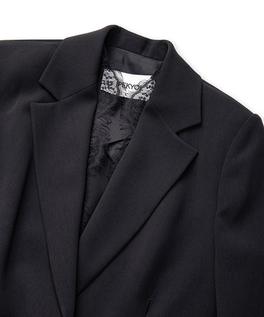 Lace Applique Blazer