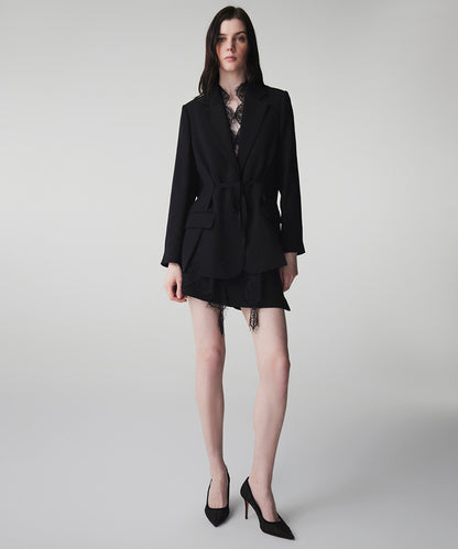 Lace Applique Blazer