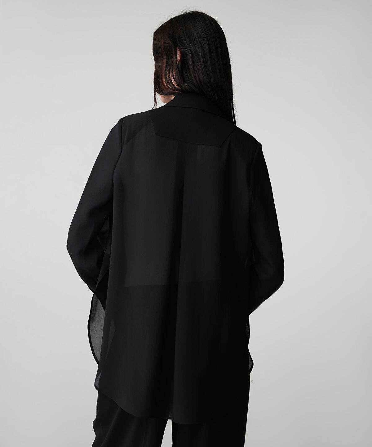 Zoomed Mixed Media Blazer