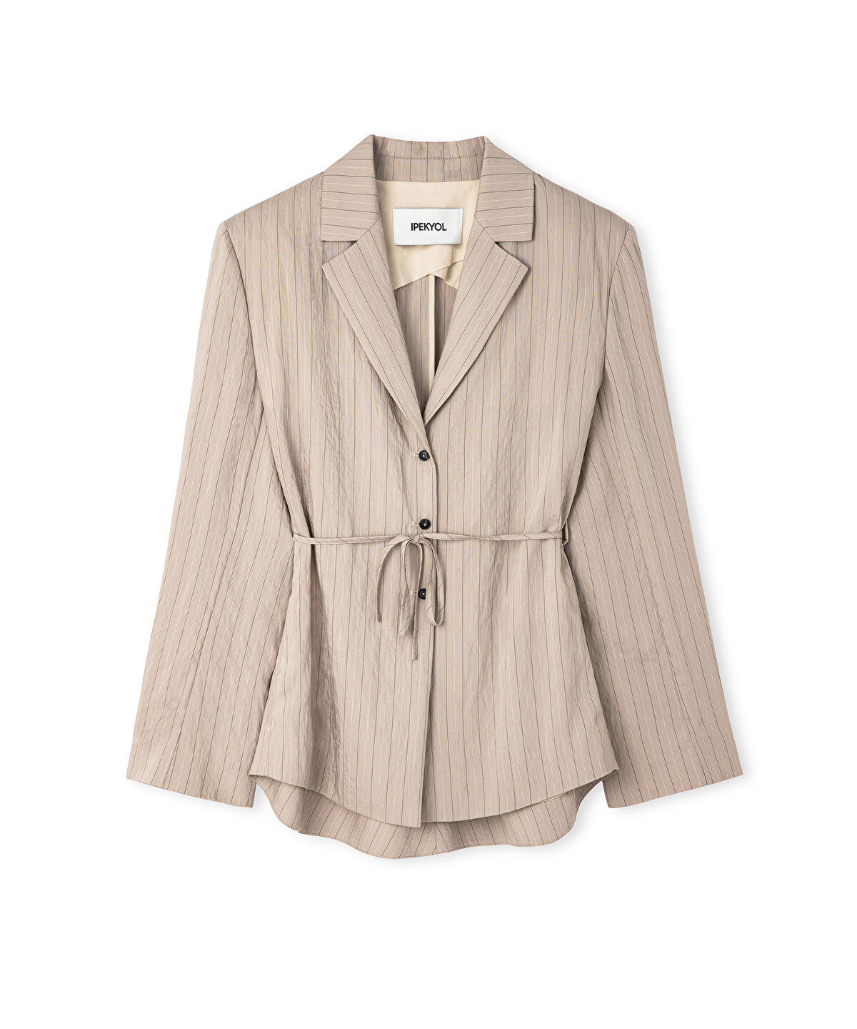 Zoomed Striped Jacquard Blazer