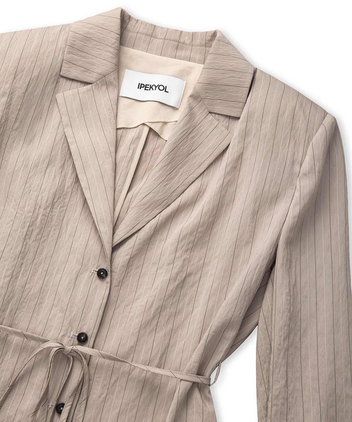 Zoomed Striped Jacquard Blazer