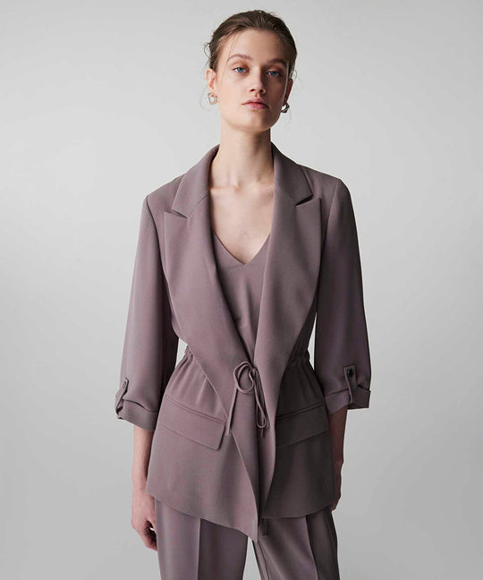 Tie Waist Blazer 