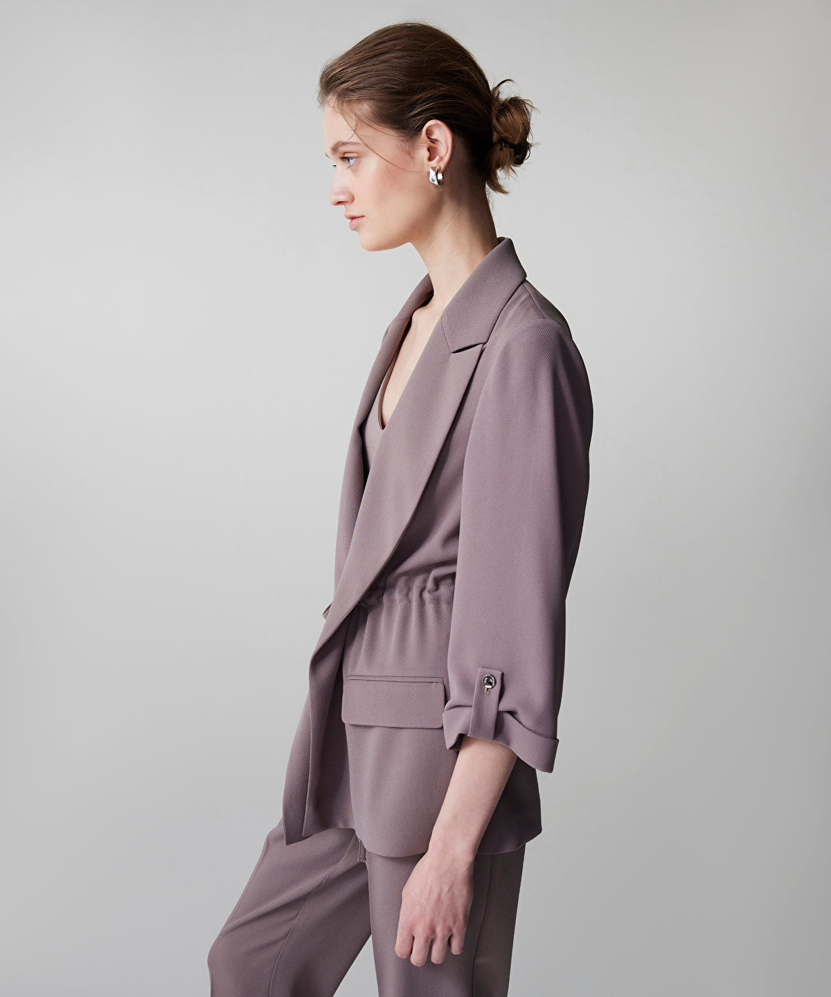 Zoomed Tie Waist Blazer 