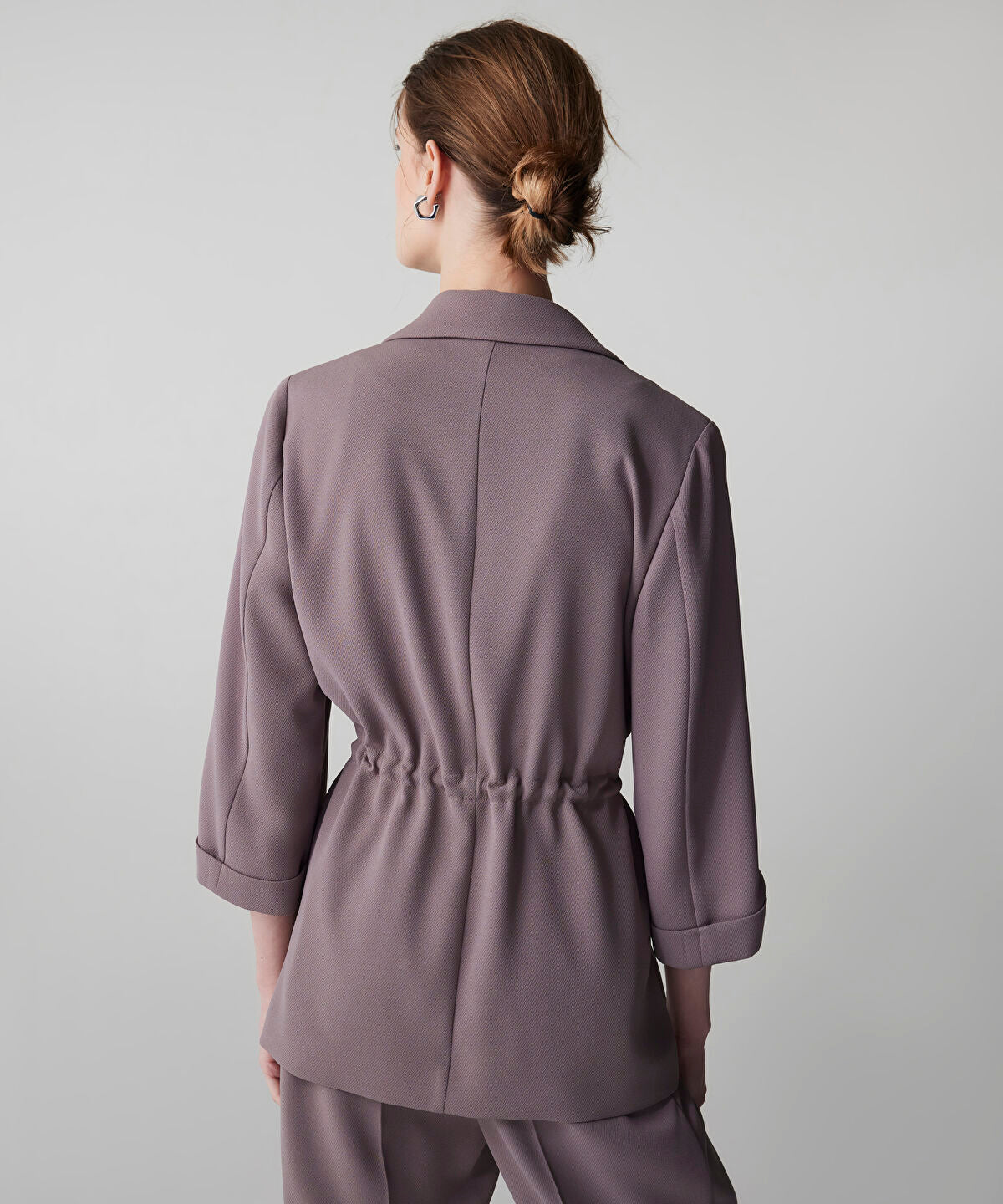 Zoomed Tie Waist Blazer 
