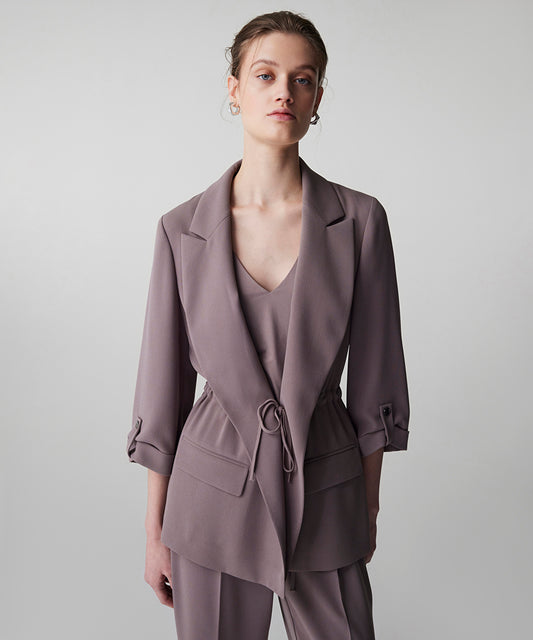 Tie Waist Blazer 
